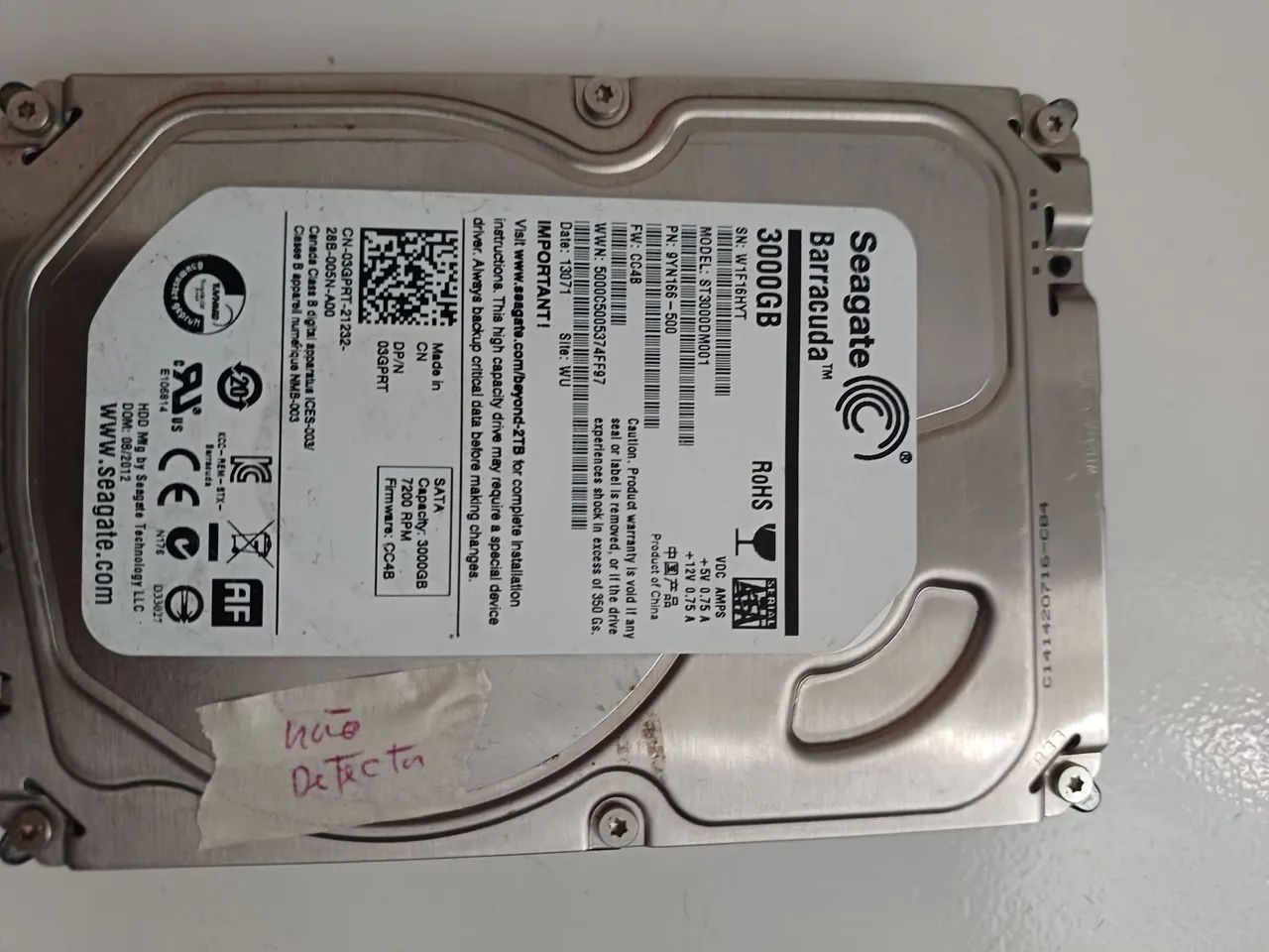 Hd seagate 3tb defeito não detecta  - Foto 4