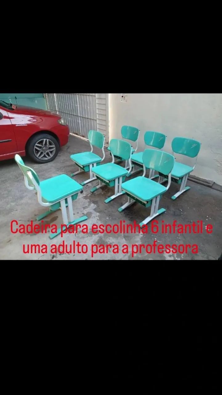 Cadeira escolar infantil 