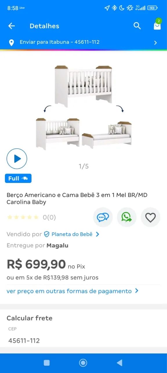 Berço americano 3x1 - Foto 4