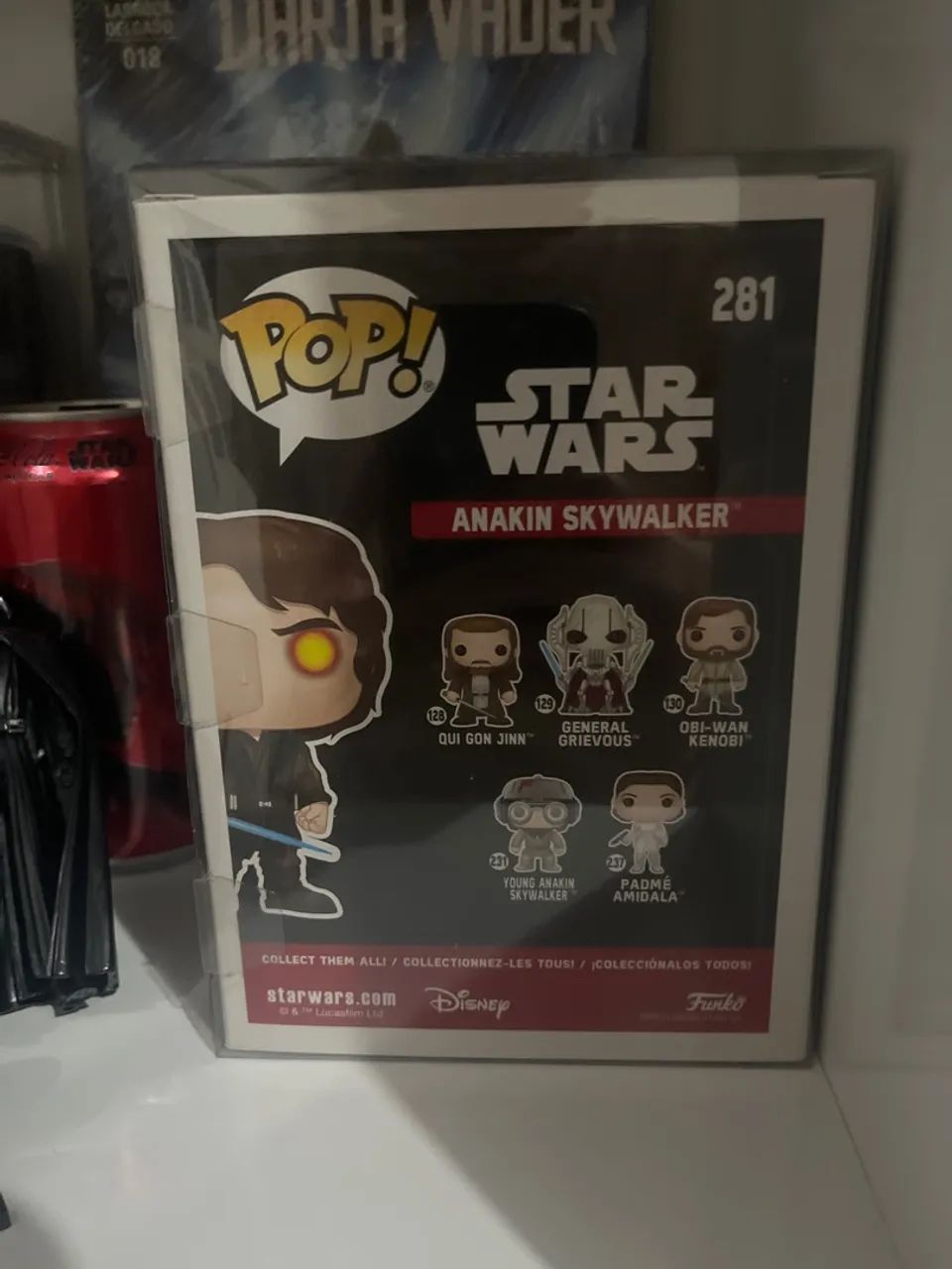 Funko Pop Anakin Skywalker 281. **Exclusivo Walgreens*. Importado. Com case de proteção.  - Foto 3