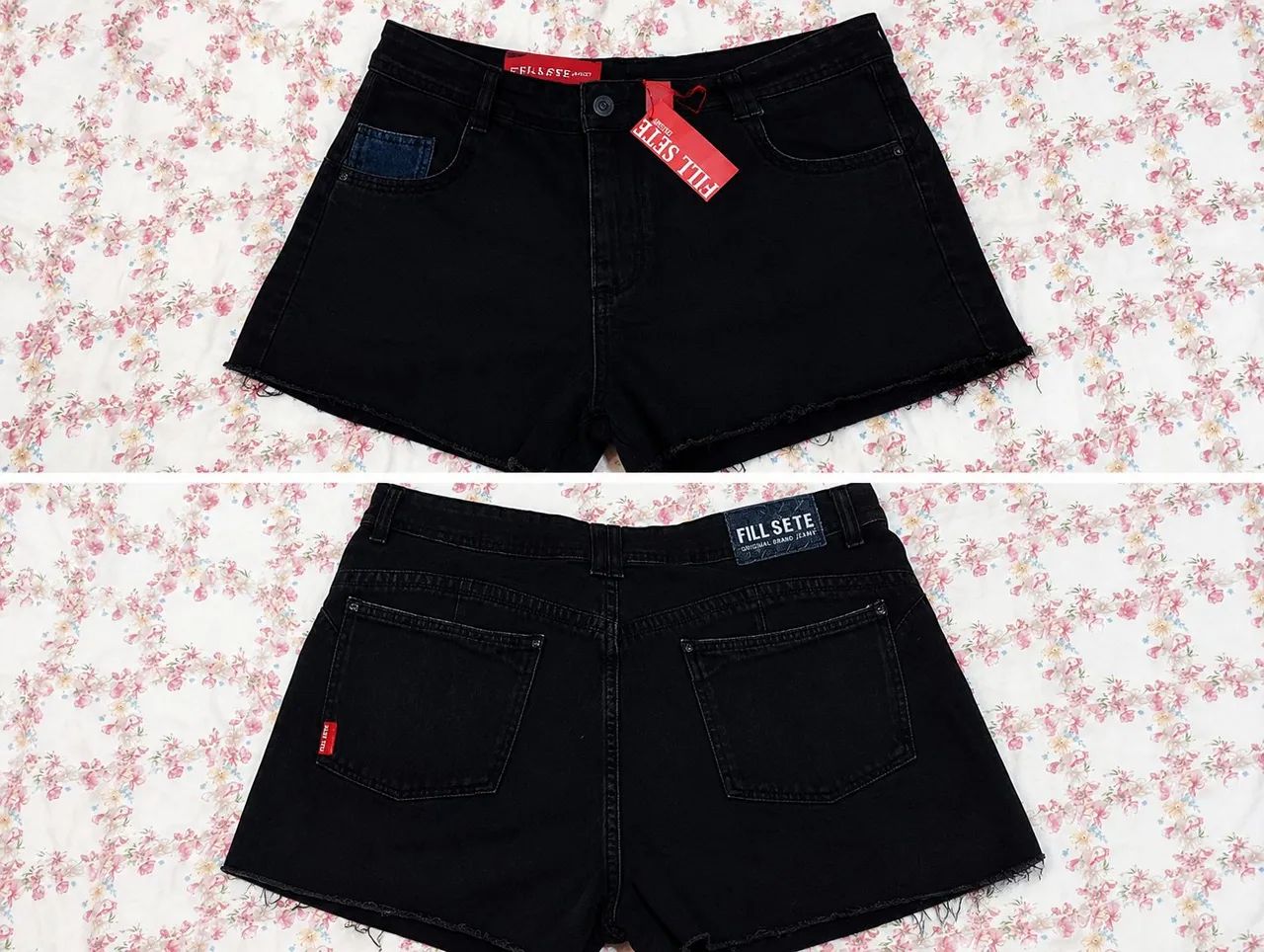  Short jeans fio sete