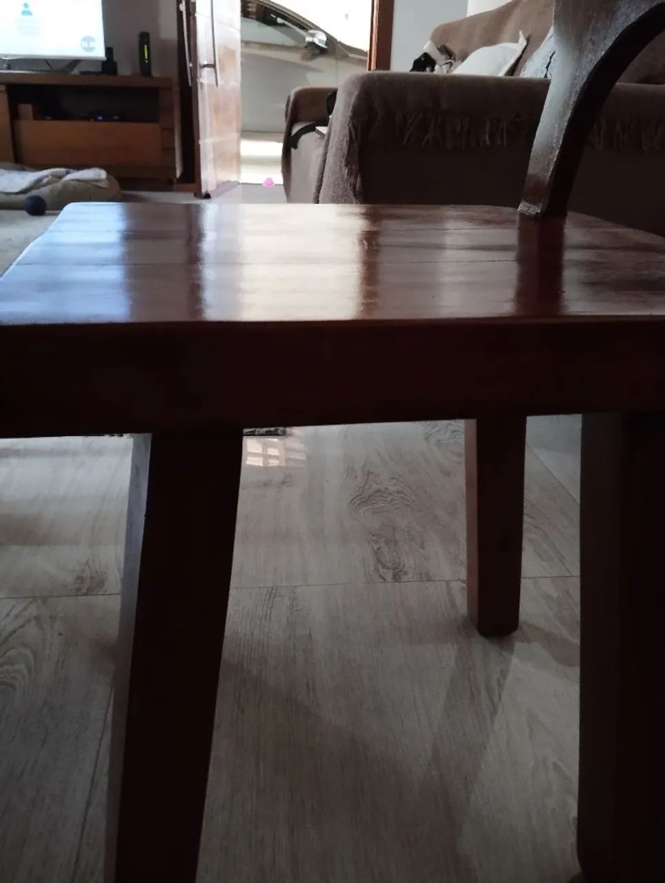 Mesa de madeira maciça  - Foto 5