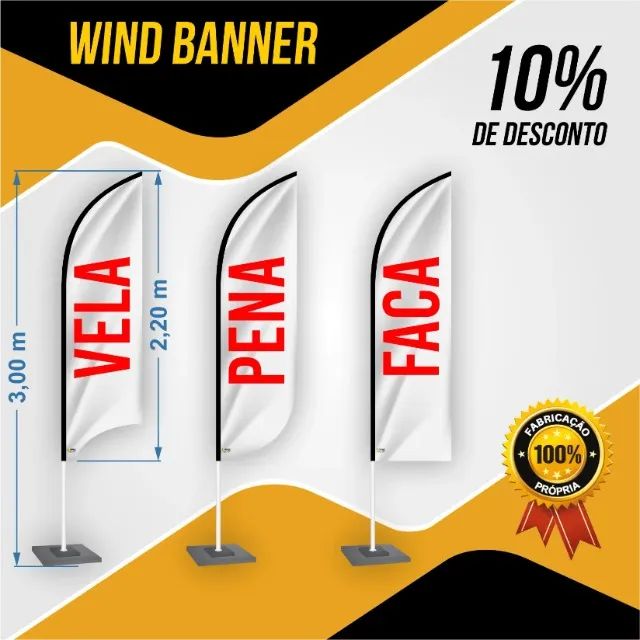 Promoção de wind banner - Foto 3