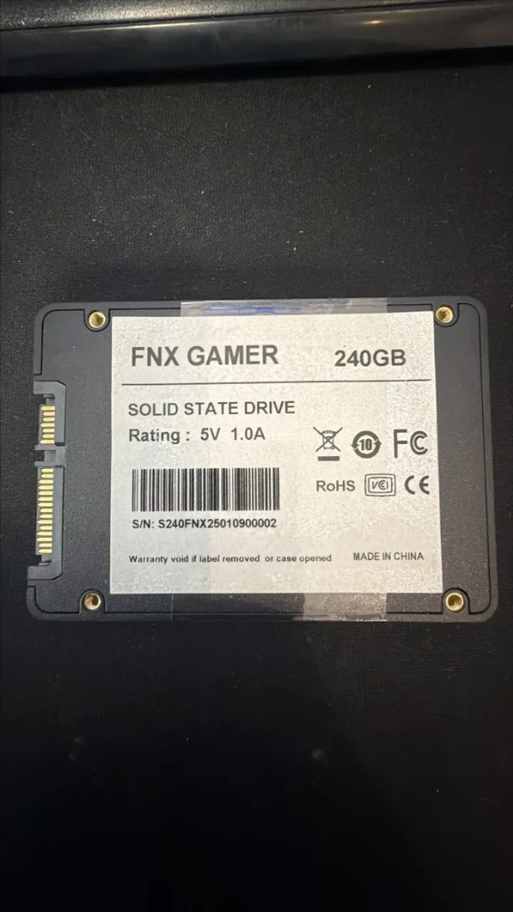 HD SSD 240gb (tamanho notebook)