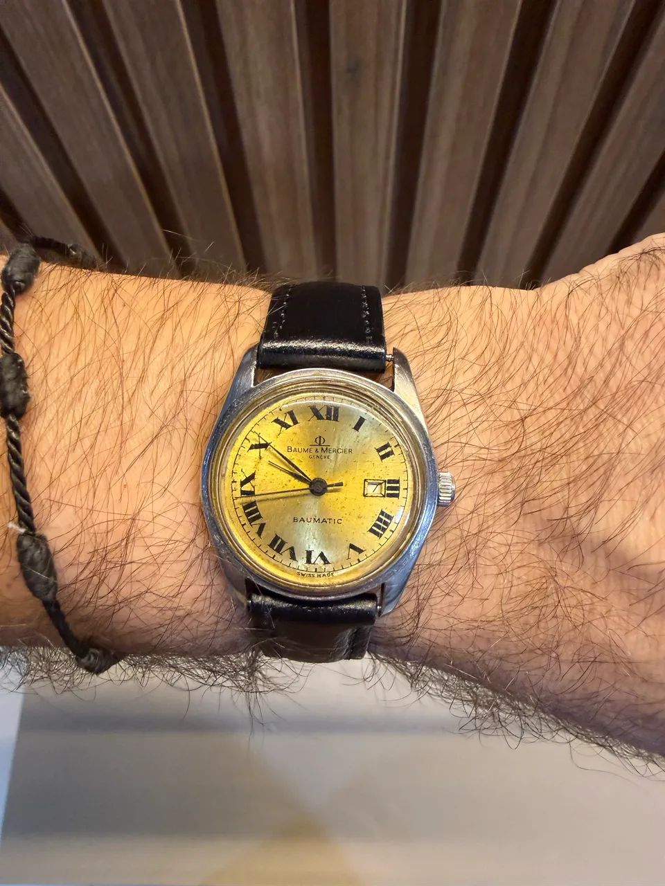 Baume & Mercier Baumatic Vintage Automático - Original - Pulseira Original  - Foto 5