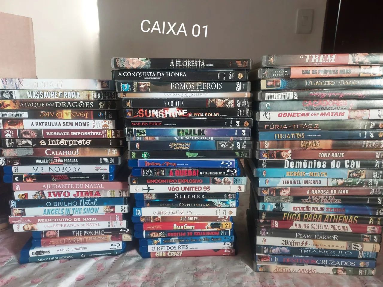 COLEÇÃO DE DVDS E BLU-RAY PARTE 1