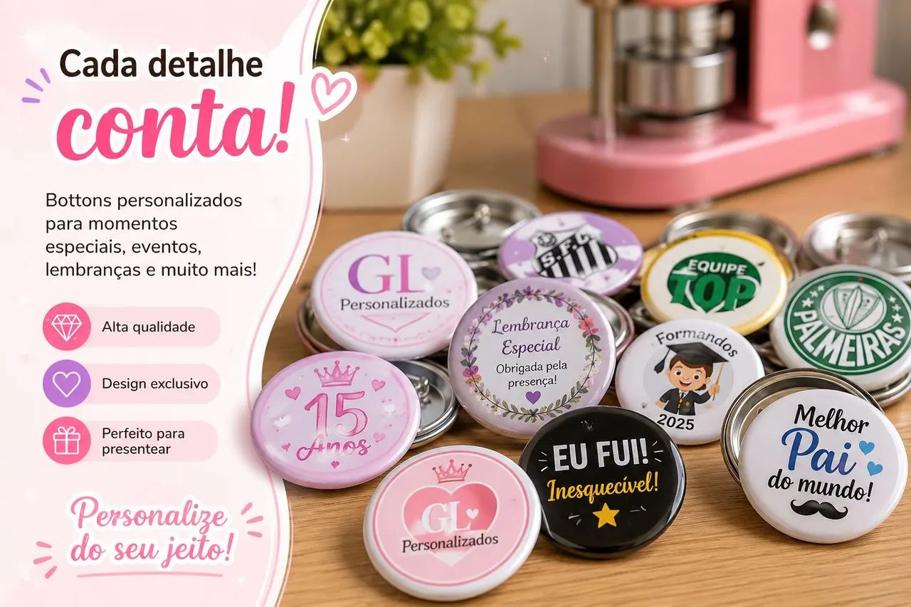 Bottons personalizados  - Foto 2