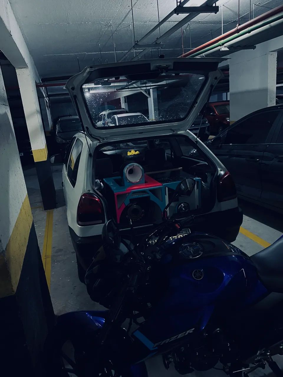 Som automotivo 4 vias