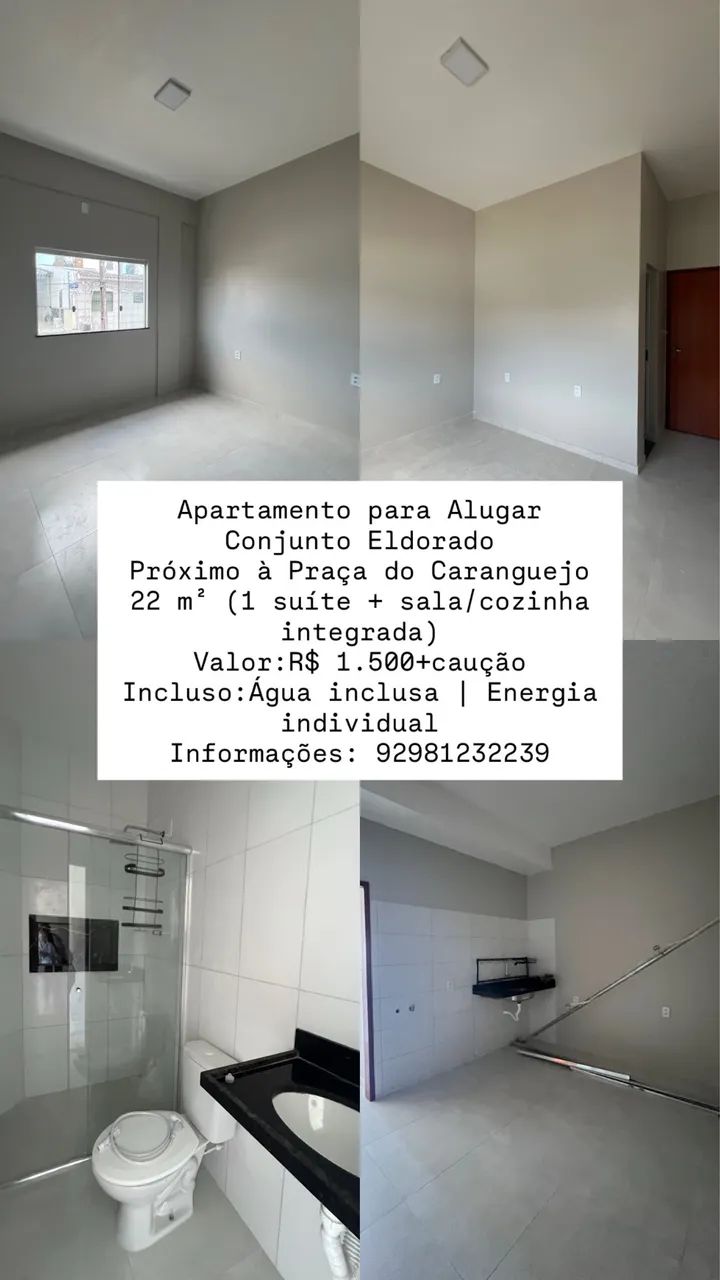 Alugo apartamento no conjunto Eldorado 