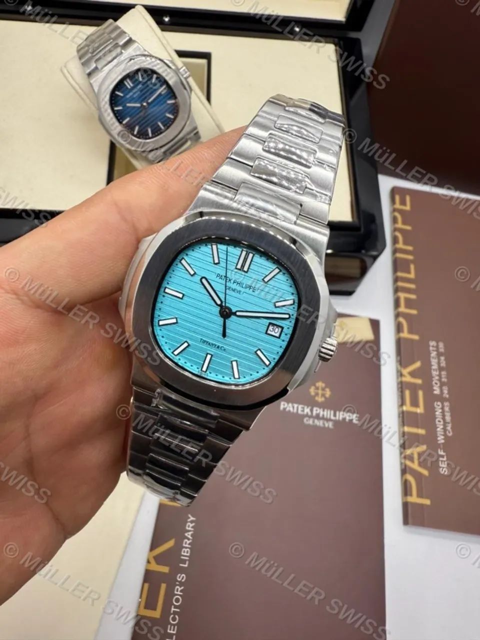 Patek Philippe Tiffany 40mm Automático + Caixa Completa