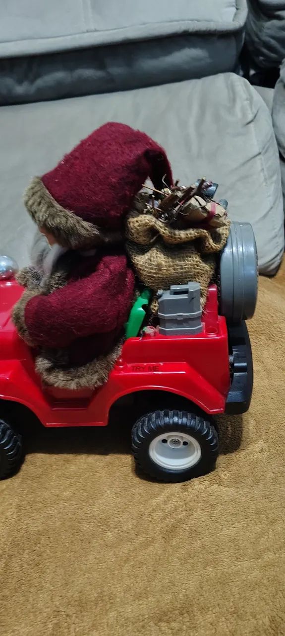 carrinho antigo do papai Noel funcionando  - Foto 3