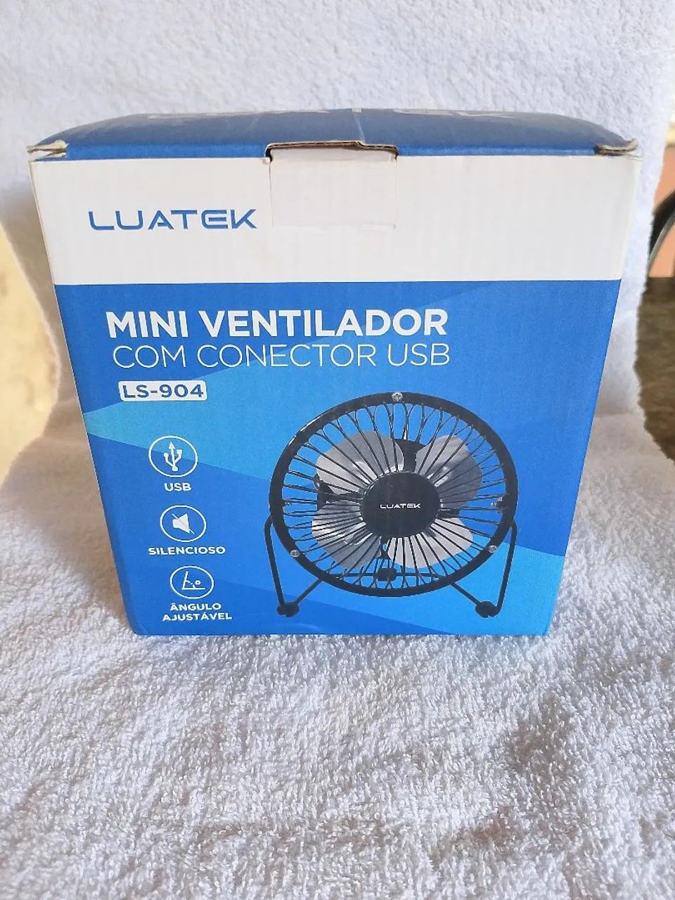 Mini ventilador com conector USB - Foto 2