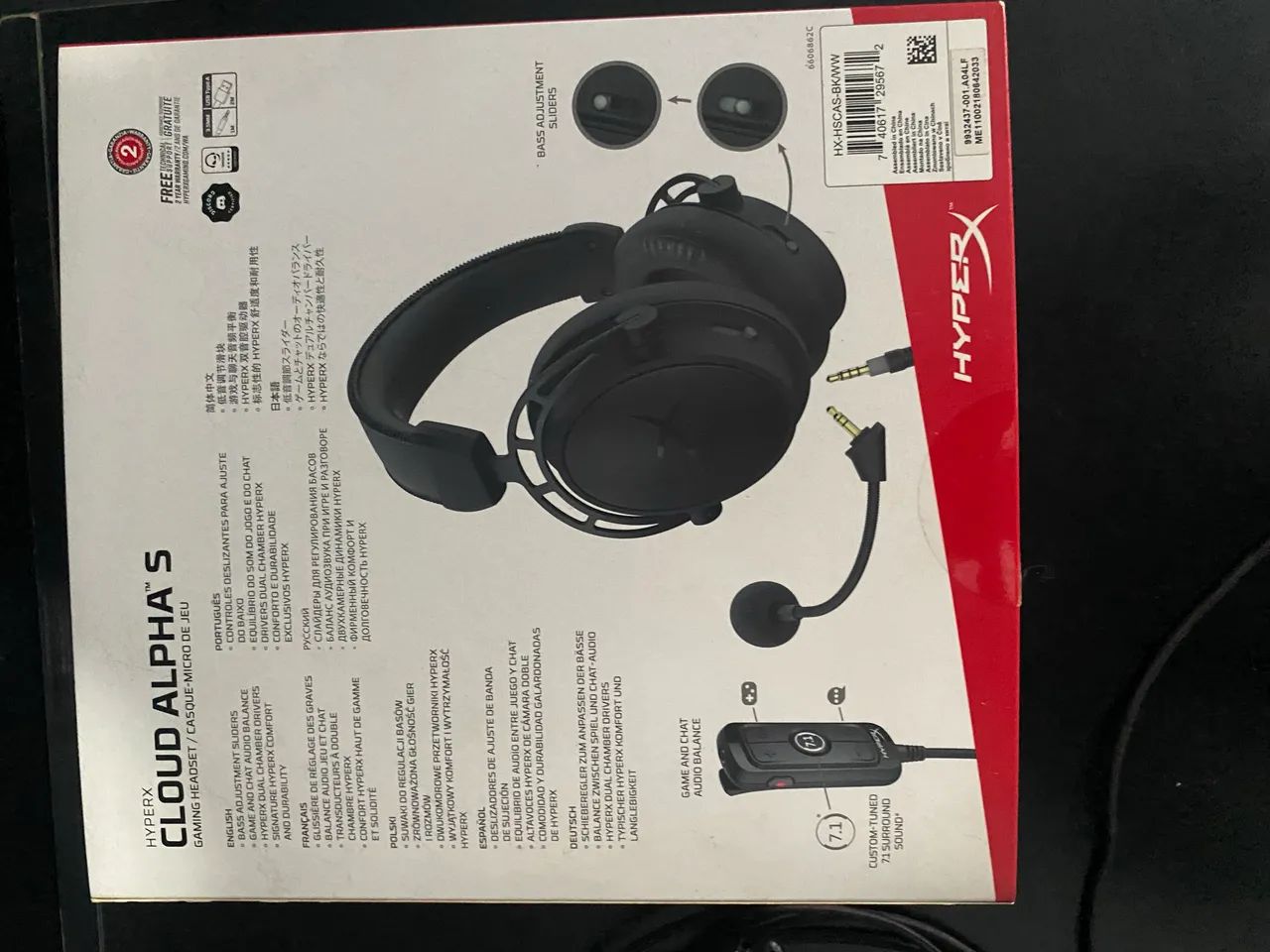 Headset HyperX Cloud Alpha S  - Foto 2