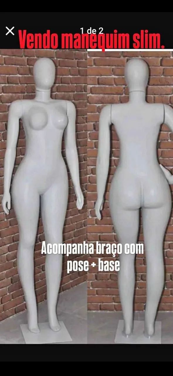 Manequim  slim(braço extra)na compra de 2, grátis um brinde de manequim - Foto 3