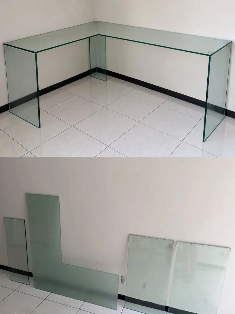 Mesa em Vidro Temperado - Escritório, Quarto, etc... - Foto 2