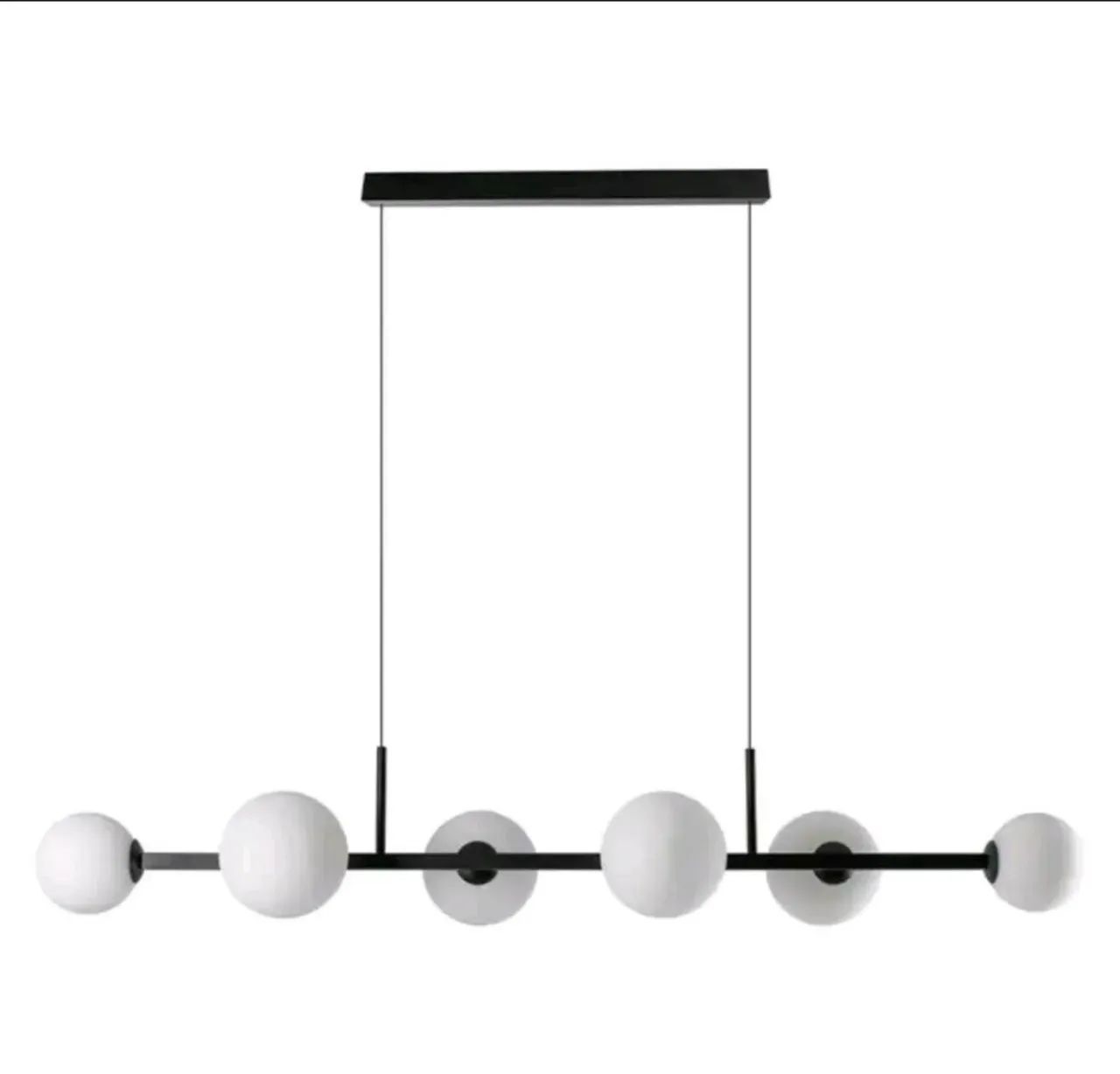 Luminária Pendente Orbit 6 Globos 