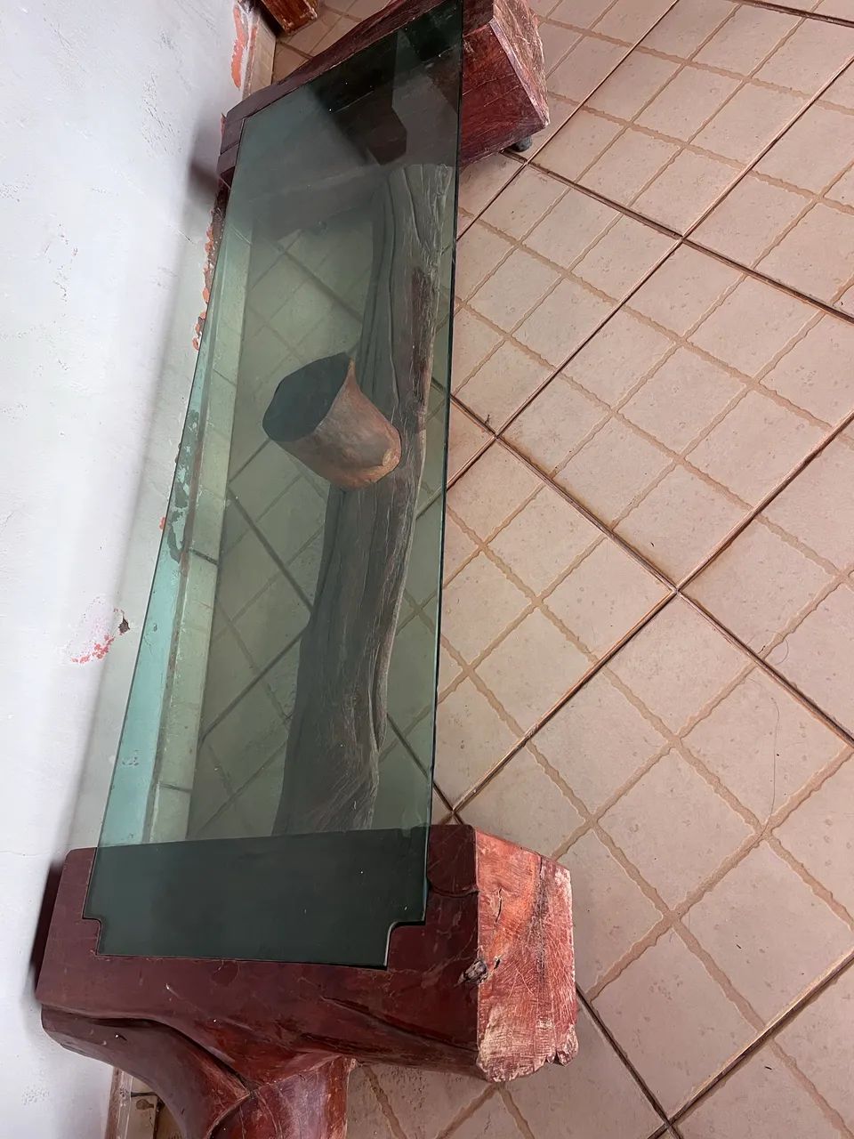 Mesa de centro de Angico rústica  - Foto 3