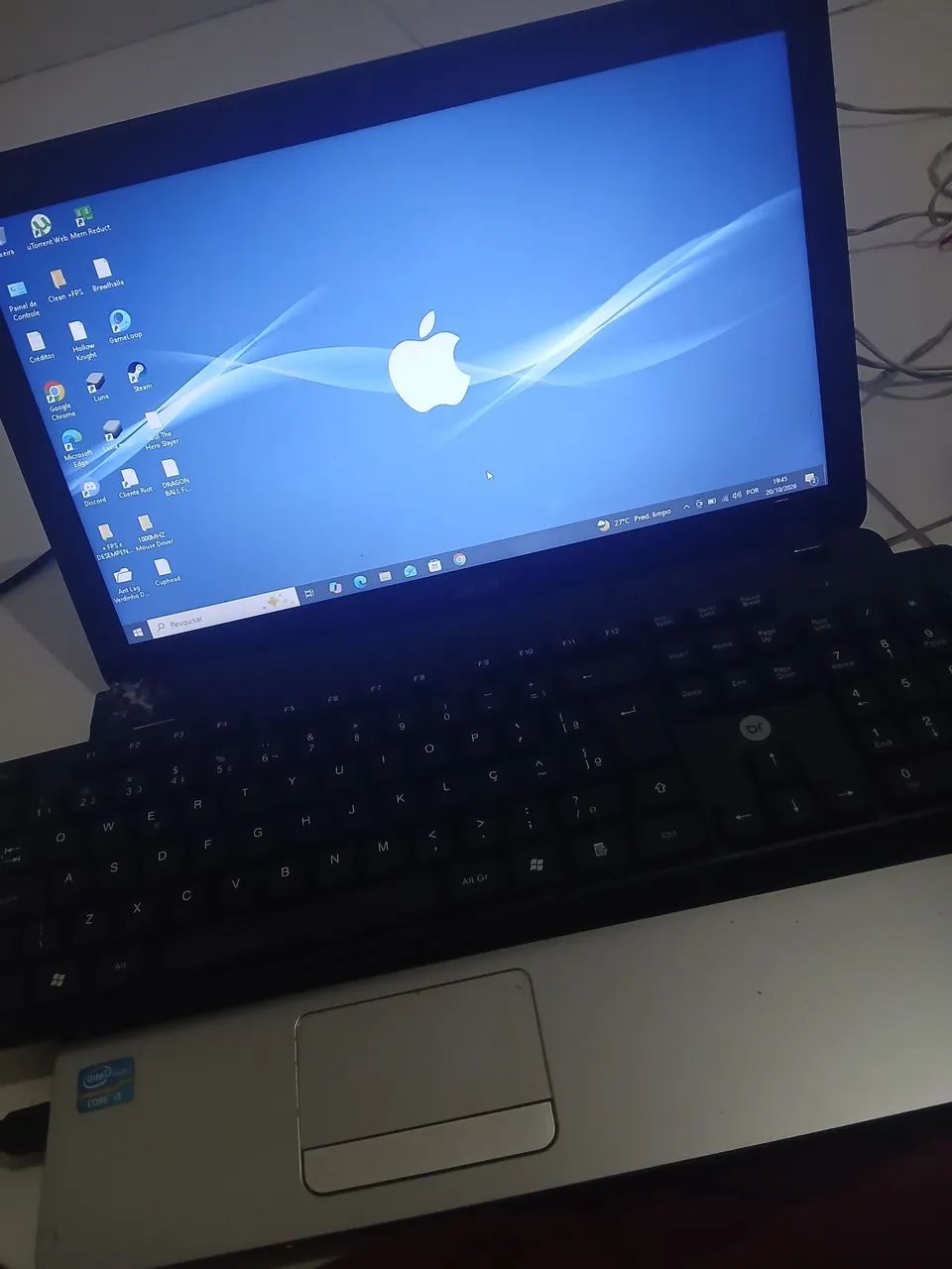 Notebook bom e barato tudo funcionando perfeitamente troco em celular Android ou iPhone  - Foto 2