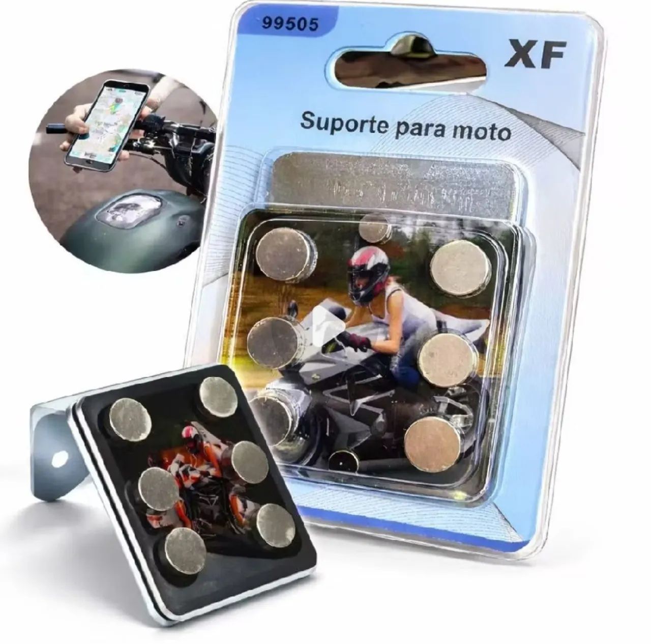 Suporte para moto com imã super resistente  - Foto 2