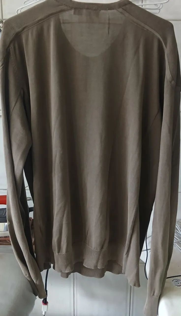 Blusa Armani Exchange Bege Tam. XL Frete Gratis - Foto 3