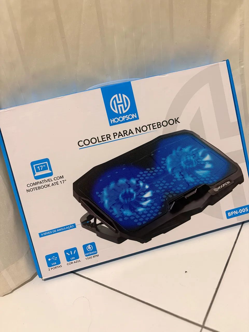 ? Cooler para Notebook Hoopson BPN-005 (Até 17?)