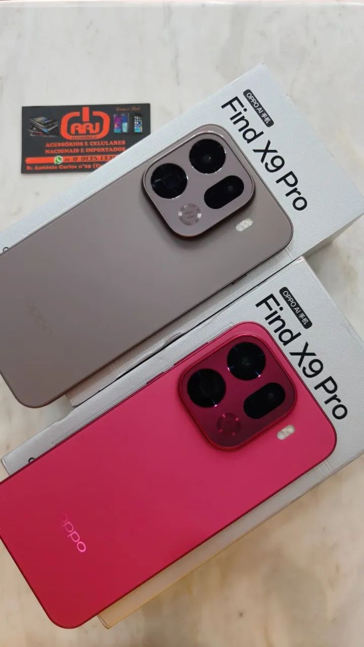 OPPO Find X9 Pro 16GB 512GB CN e GLOBAL LEIA - Celulares e