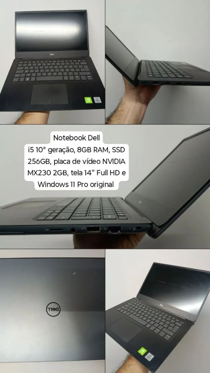 Notebook Dell Vostro 5490 i5 10th, 8GB RAM, 256GB, Placa de Vídeo