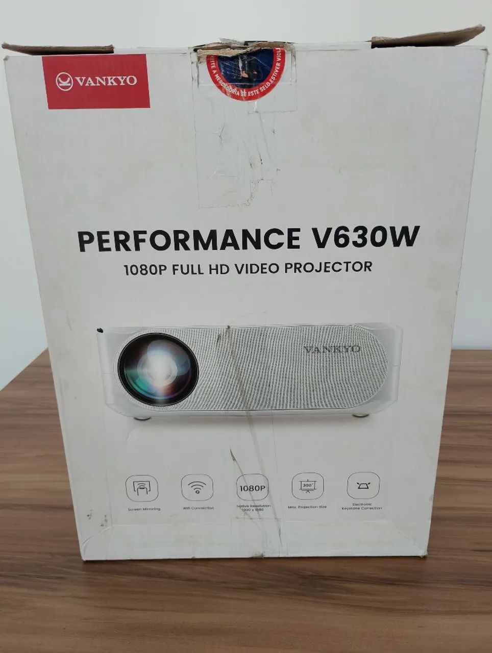 Projetor vankyo v630w led com wi-fi  ,Hdmi