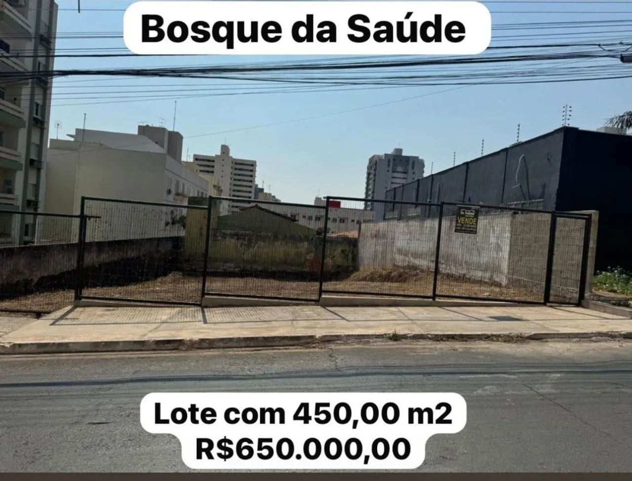 Terreno comercial no bosque da saude
