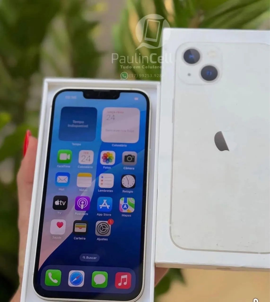 IPhone 13 128gb branco completo  - Foto 3