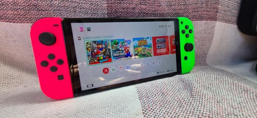 Nintendo Switch Oled 4 controles e case - Foto 4