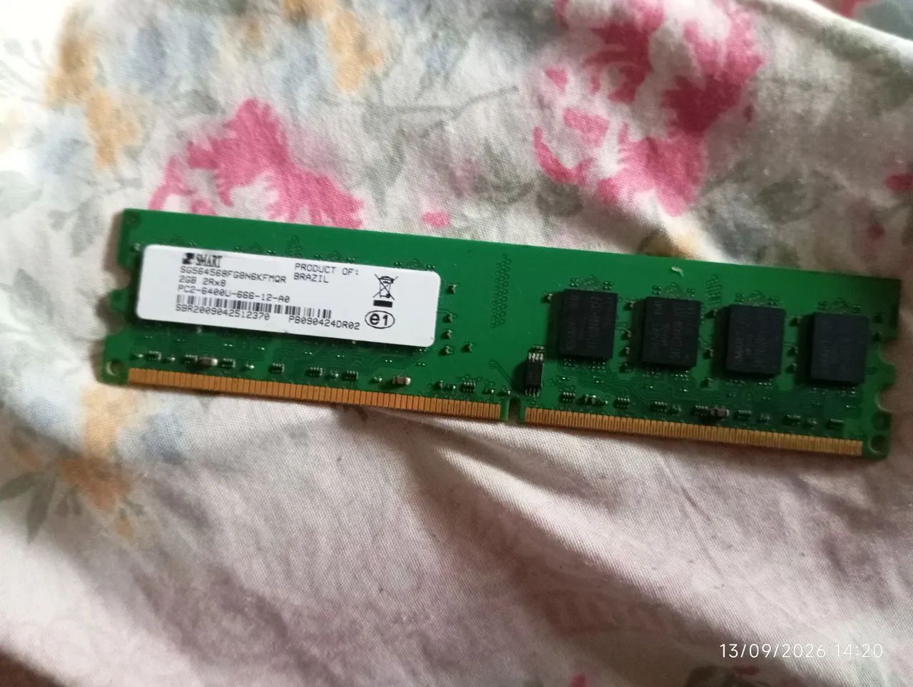 2gb memória ram DDR2 