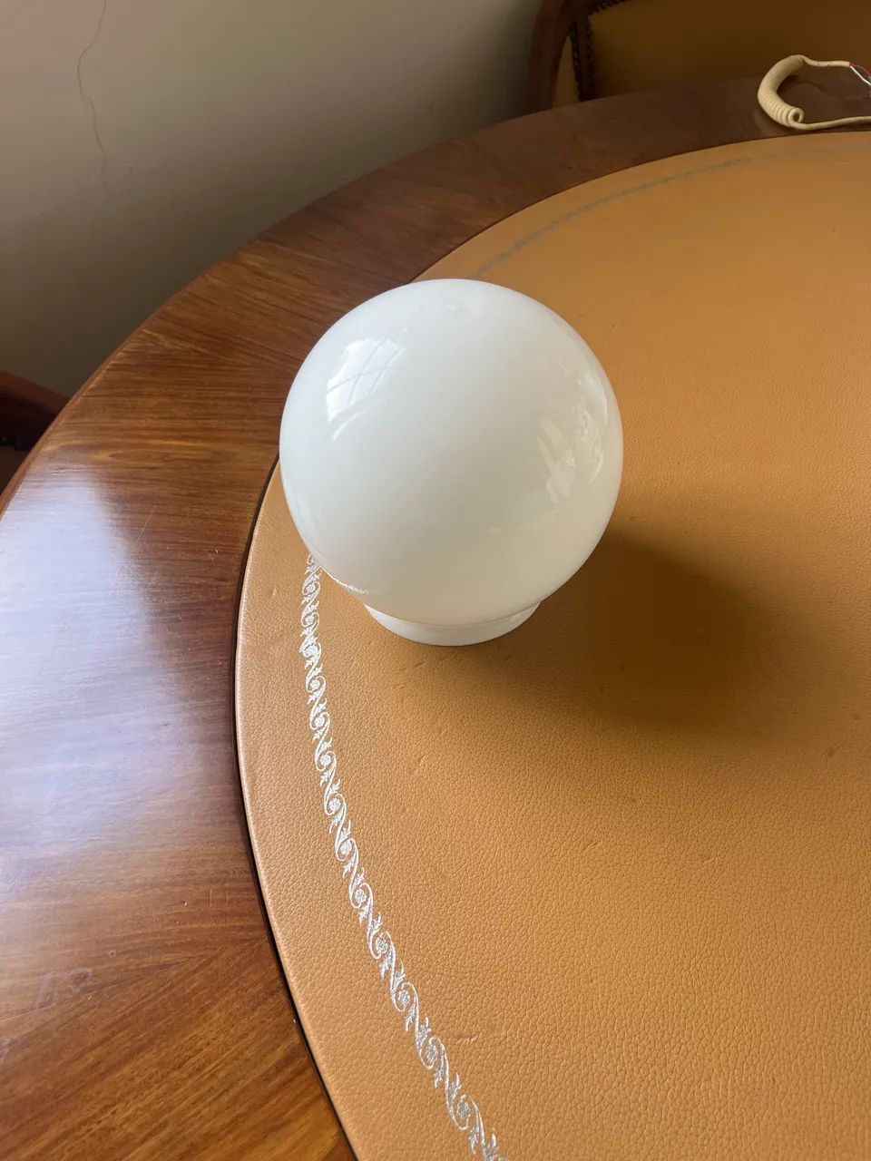 Globo de teto em Opalina. - Foto 5