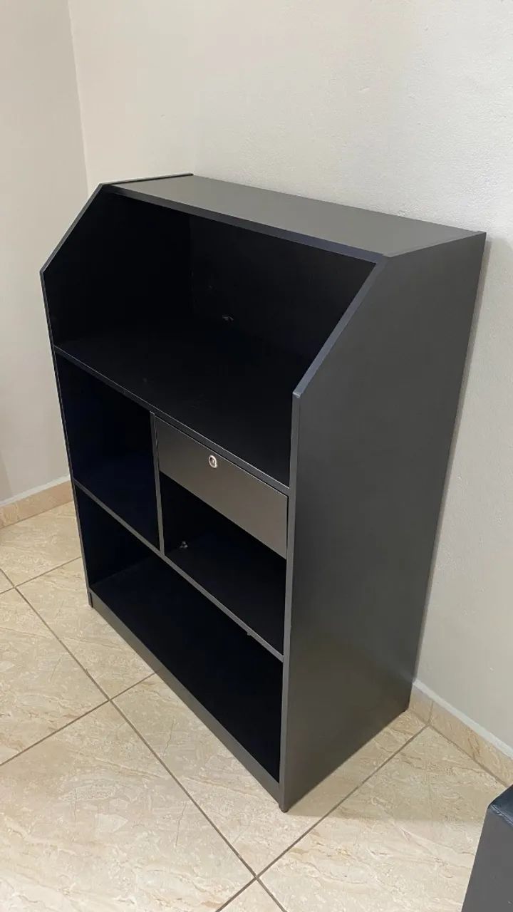 Balcão Caixa Preto MDF - Foto 5
