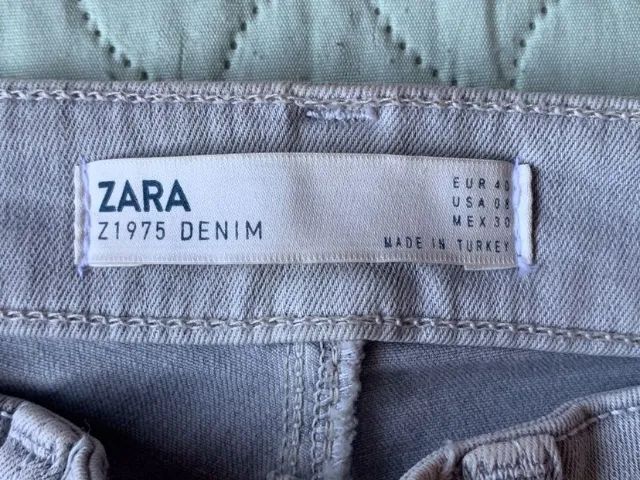 calça skinny cinza zara  - Foto 4
