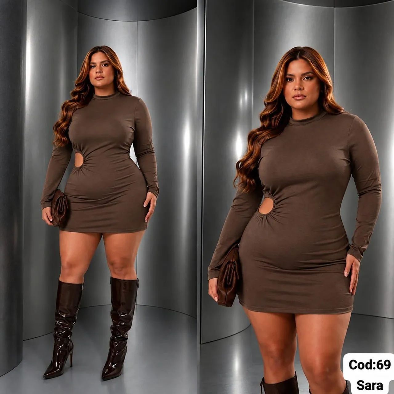 Moda femenina Plus size