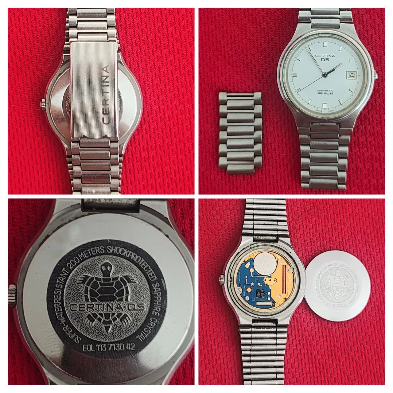 Relógio Certina DS Quartz 200M Suíço EOL113 7130  - Foto 4