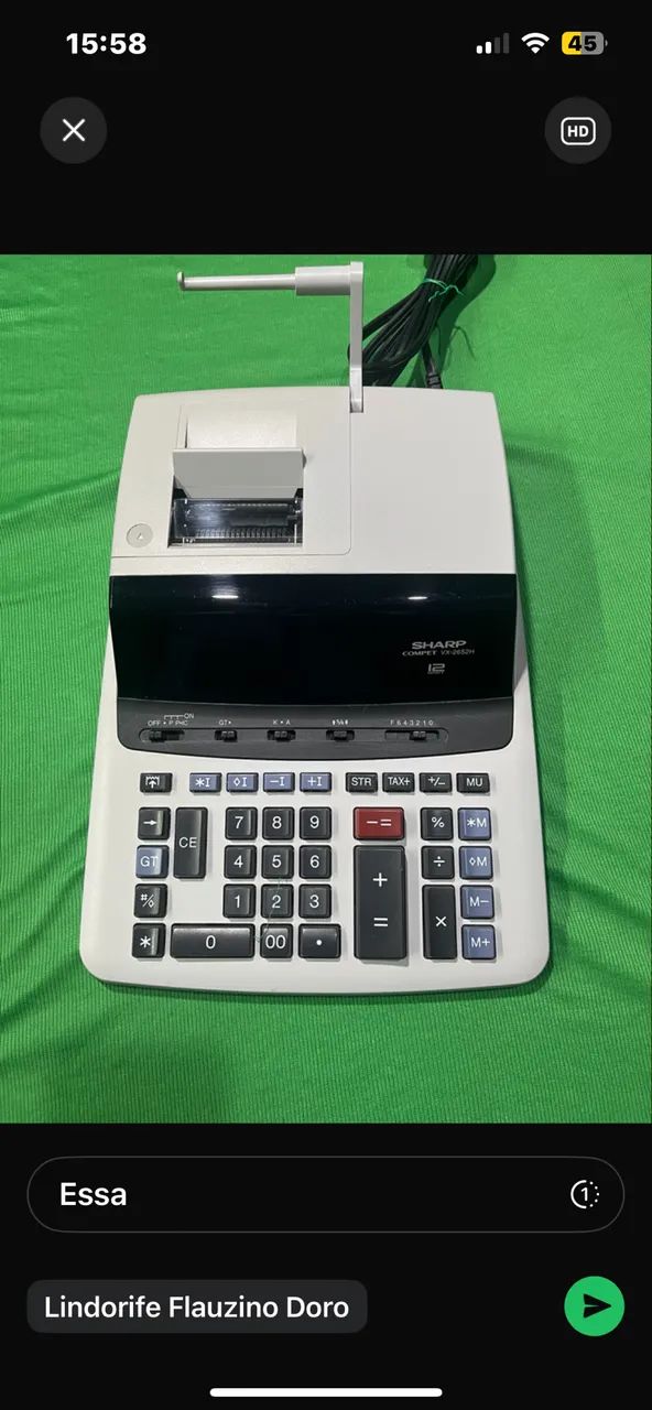 Vendo calculadora SHARP COMPET VX-2652H / Usada super conservada.