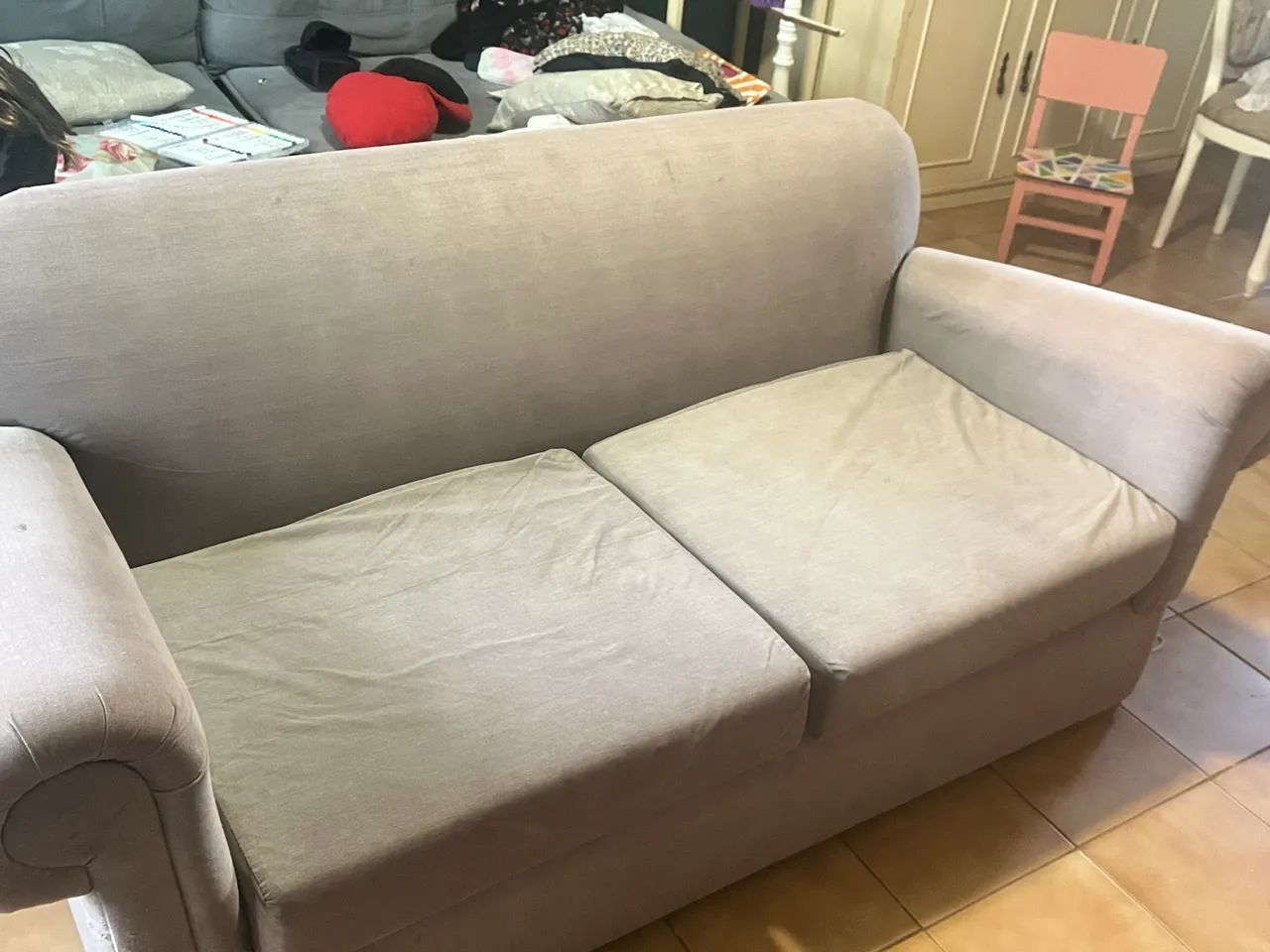 Sofá cinza 2 lugares - Foto 3