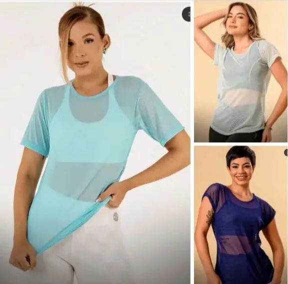 Blusa de Tule Atacado (10 peças.)