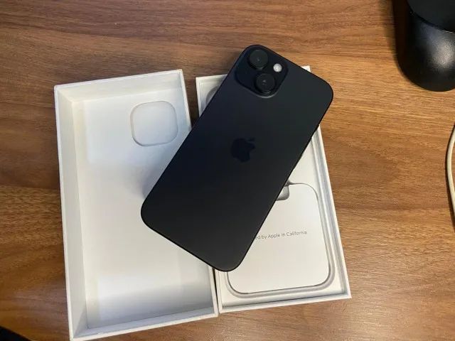 iPhone 15 128GB Preto | Excelente Estado | 98% Bateria | Caixa e