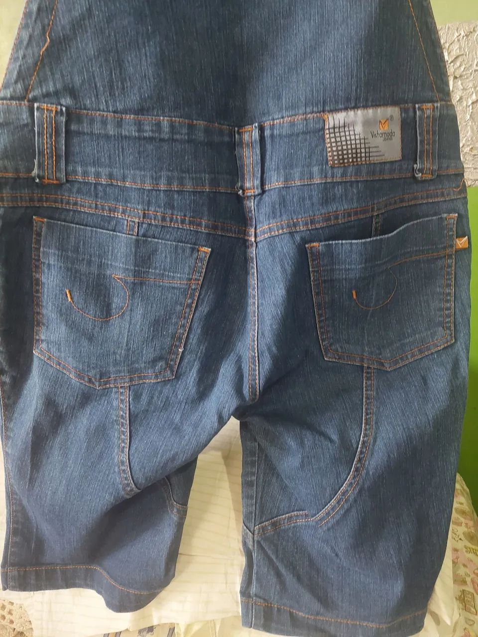 Macacão Fem adulto curto Tam.42/M Seminovo <br>Kit de tênis  Femenino N.37 - Seminovos - Foto 5