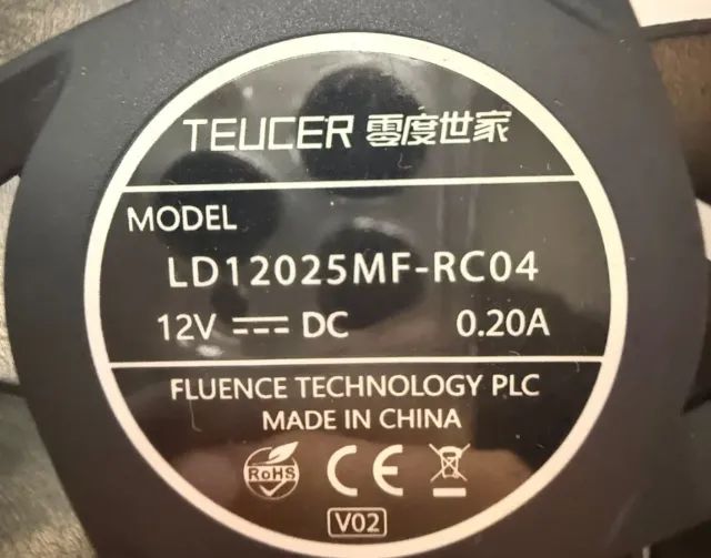 3 fans Teucer High Performance Fdb Bearing 12v 4pin Pwm 400-1800rpm Preto - Foto 3
