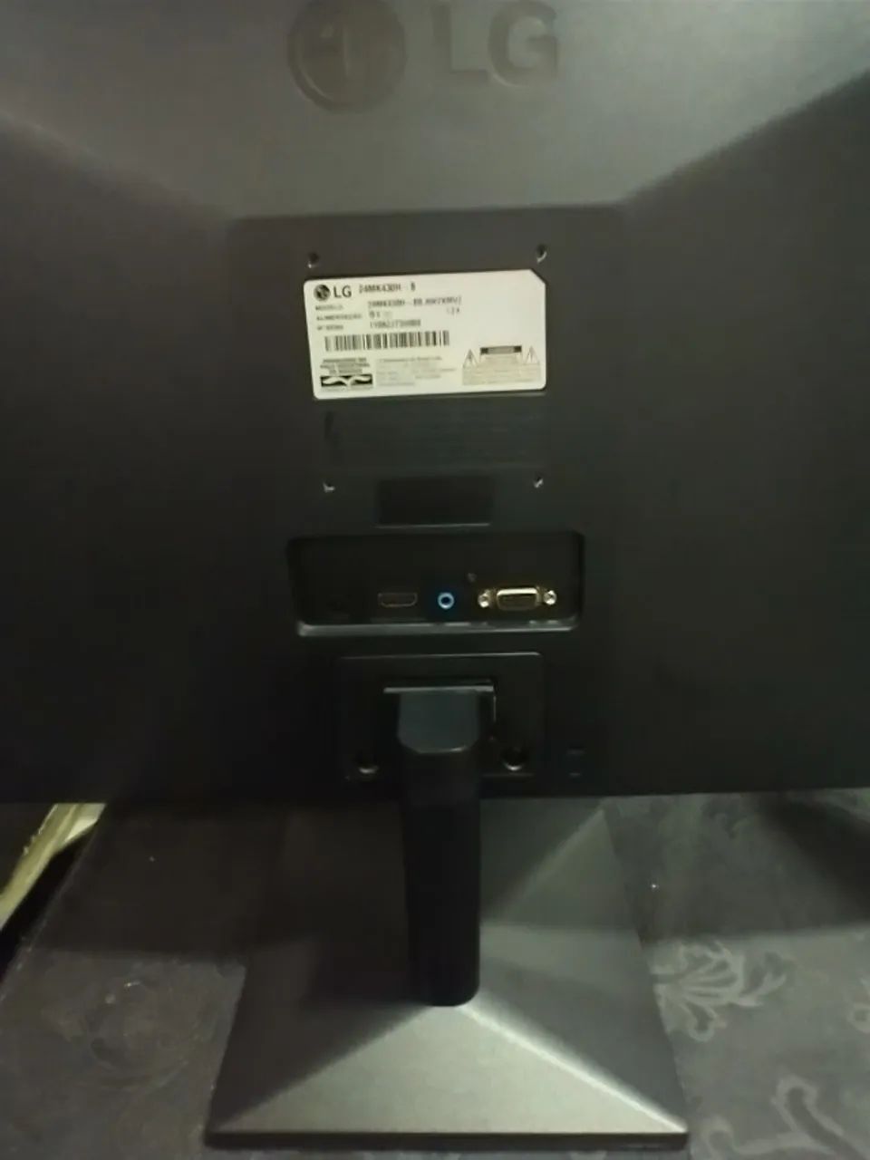 Monitor LG 24 24mk430h-b Com Defeito No Display (Usado) - Foto 3