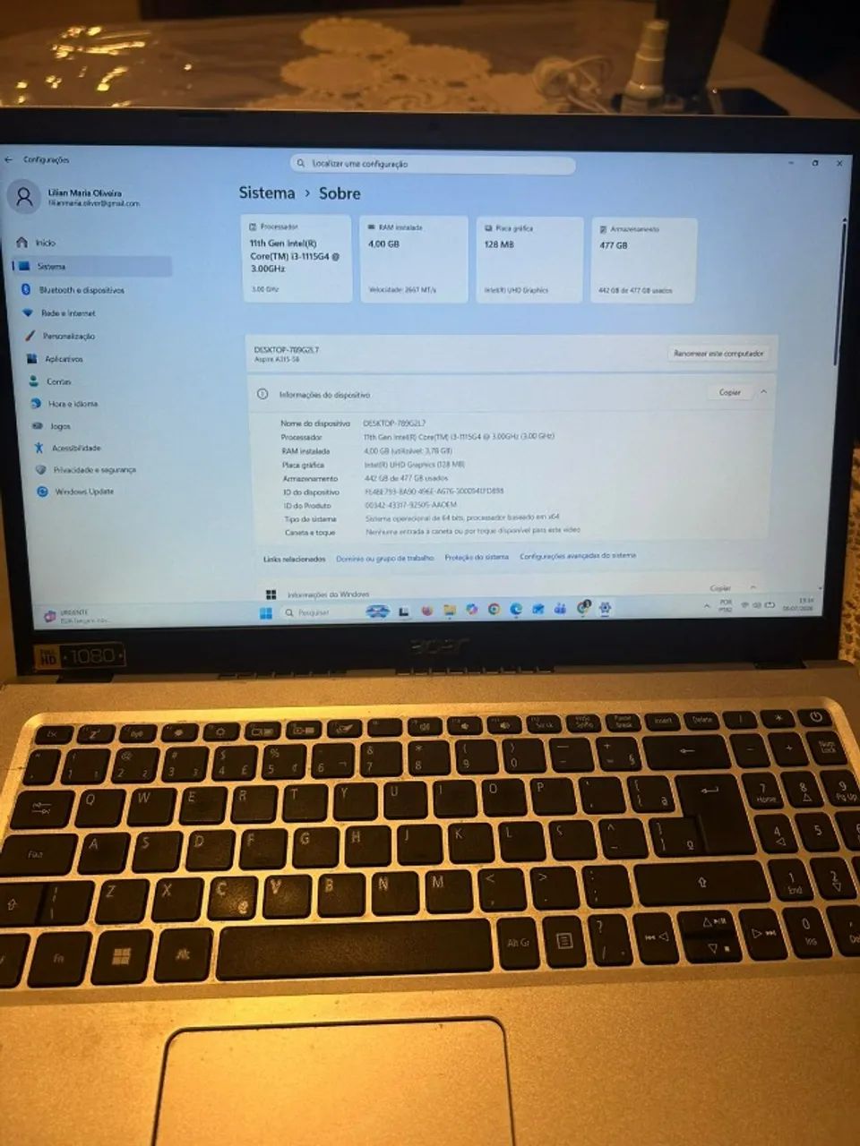 Notebook Acer Aspire 3 - Foto 5