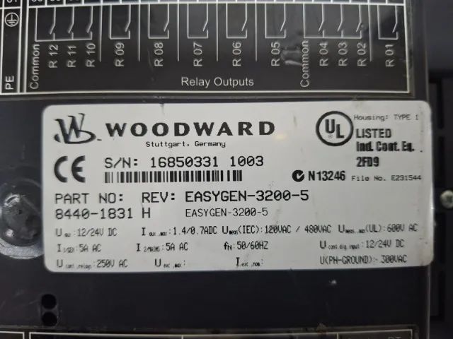 Controlador/módulo de Gerador Woodward EasyGen-3200-5 - Foto 4