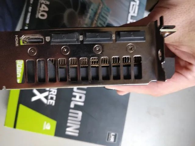 RTX 3060Ti Mini 8GB TROCO POR RTX 3090 + DINHEIRO - Foto 3