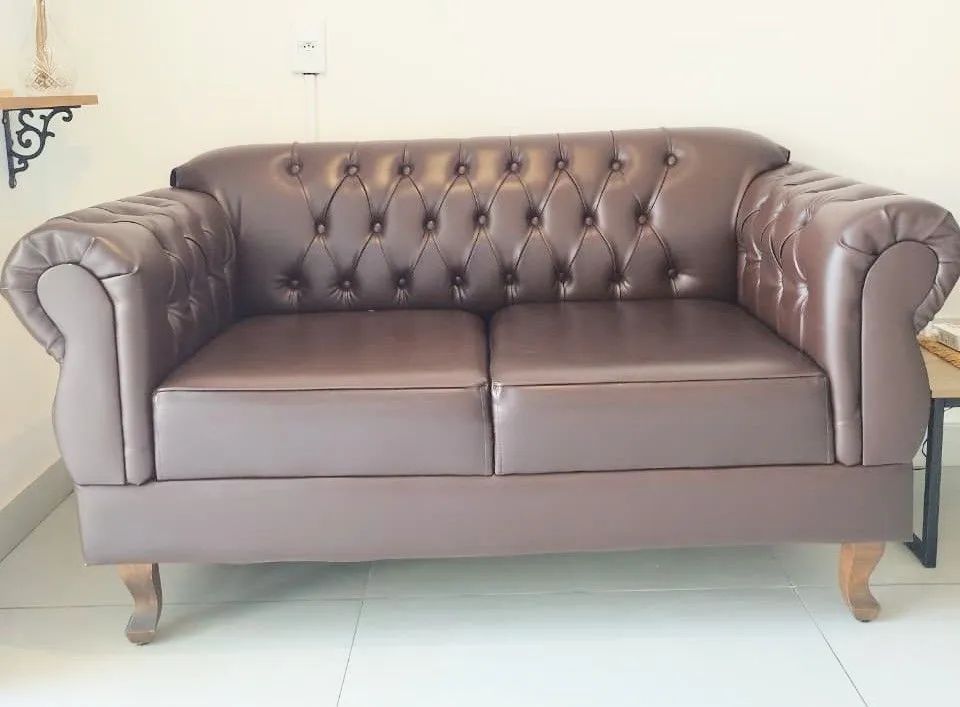 Luxuoso sofá de couro sintetico - Foto 3