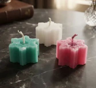 Produto: Vela decorativa e aromática - Floco de Neve - Foto 3