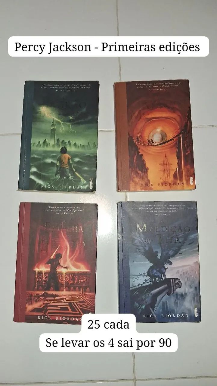 Percy Jackson - Primeiras edições